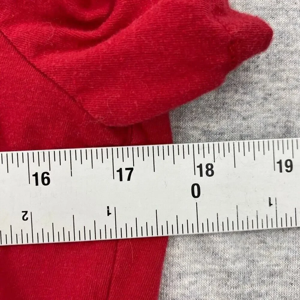 The Nike Tee Shirt Womens Large Red Blue Letters Short Sleeve Athletic Cut